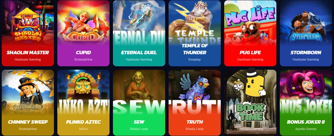 rapter casino all games